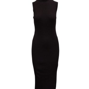 Theory Kleid – elastisch, gestrickt, ärmellos, Bordeauxrot, Viskose, 7833175294012
