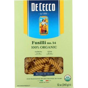 De Cecco – Bio – Fusilli – Pasta – 12 oz – Packung – 12