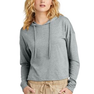 District Damen-Kapuzenpullover – Perfect Tri, Midi, Langarm, DT1390L