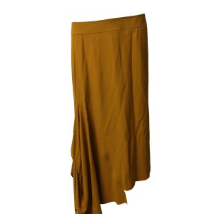 Marni Rock – asymmetrisch, Crêpe, Midi, Orange, Viskose