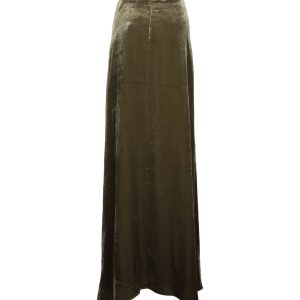 Etro Rock – Maxi, Olivgrün, Samt, 7703689625660