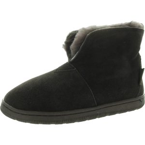 Stiefeletten – Kunstfell, gefüttert, Leder