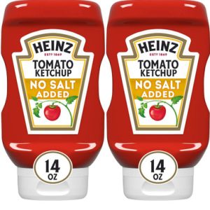 Heinz – ohne Salzzusatz – Tomaten – Ketchup – 14 oz – Packung – 2
