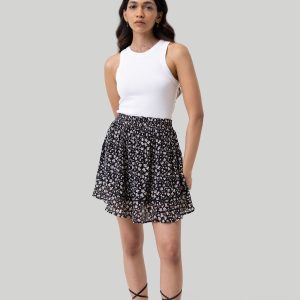 Hemdkleid – Ballonärmel, Schwarz, 7785001713724