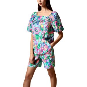 Bluse – bedruckt, Baumwolle