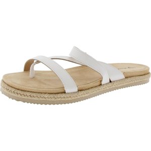 Pantoletten – mit Riemen, Leder, Sandalen