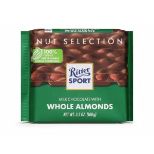 Ritter Sport – Milchschokolade – ganz – Mandeln – 100g