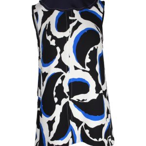 Marni Top – bedruckt, ärmellos, Mehrfarbig, Viskose, 7748766105660