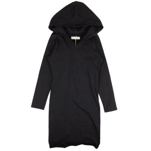 Kleid – Marineblau, Kapuzen-Sweatshirt